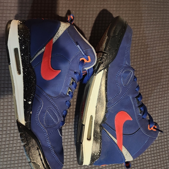 Nike Flight 13 Mid Deep Royal Atomic Red - Picture 4 of 10